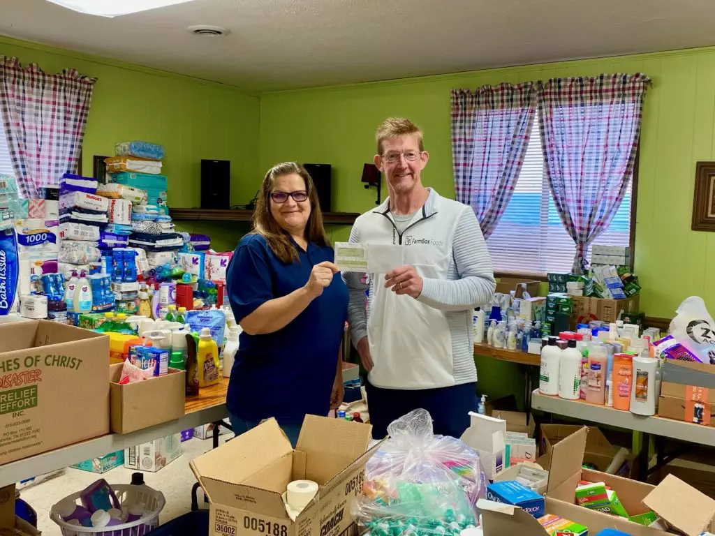 tornado recovery - FarmBox Foods Donates